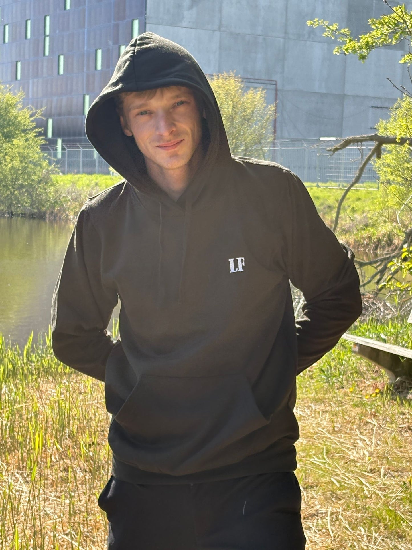 LF Make Money Not Friends Hoodie CLASSIC Geborduurd